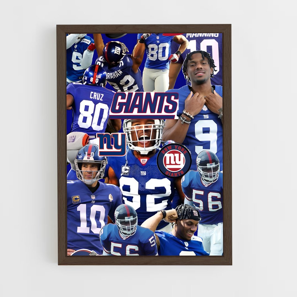 Poster Giants de New York (vue 5)
